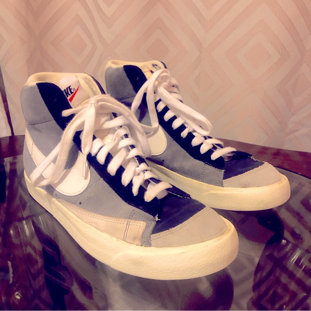 Sold! VNTG Nike Blazer Mid '77 Vintage Cool Grey Size 8 - Picture 7 of 9